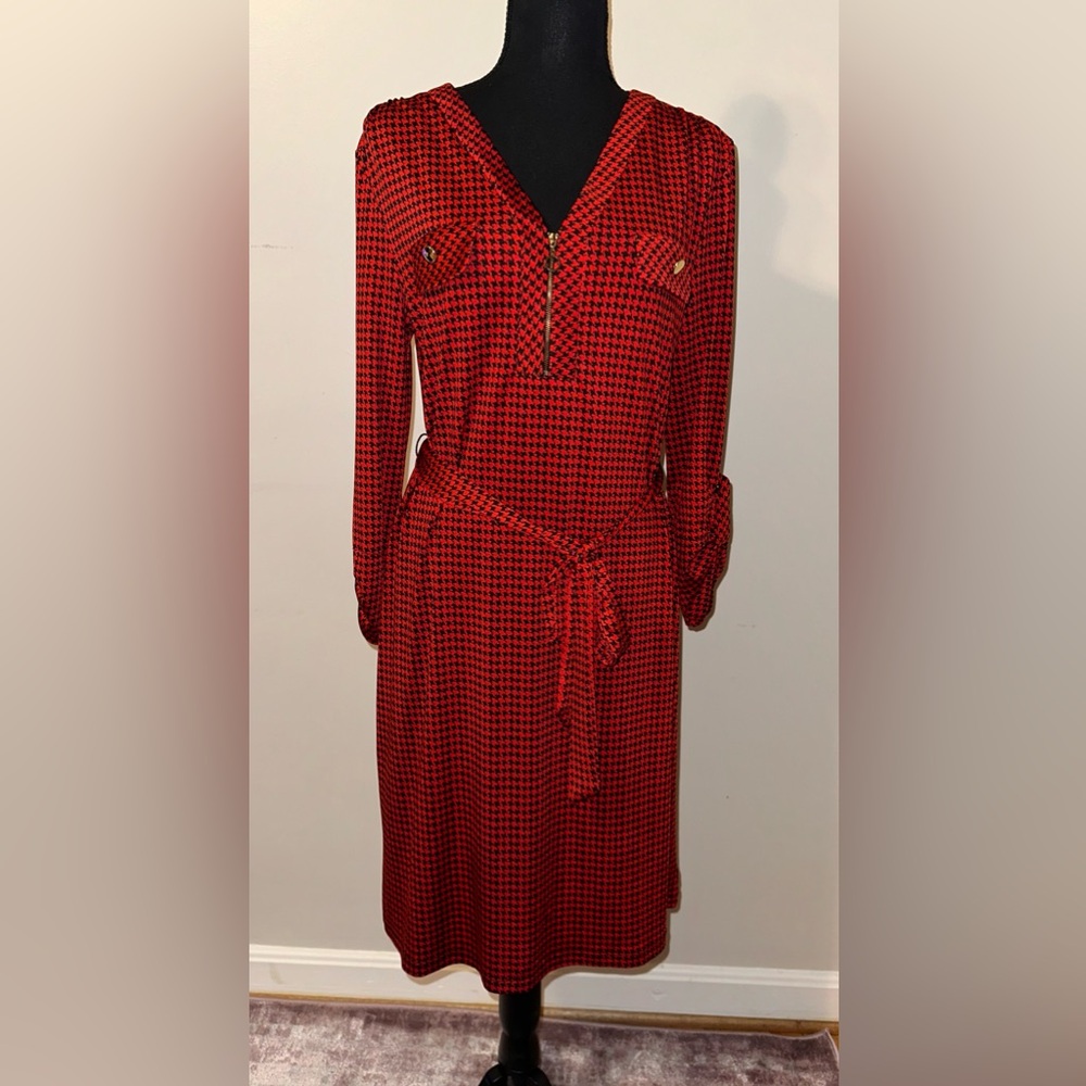 Emma & Michelle houndstooth dress Size L